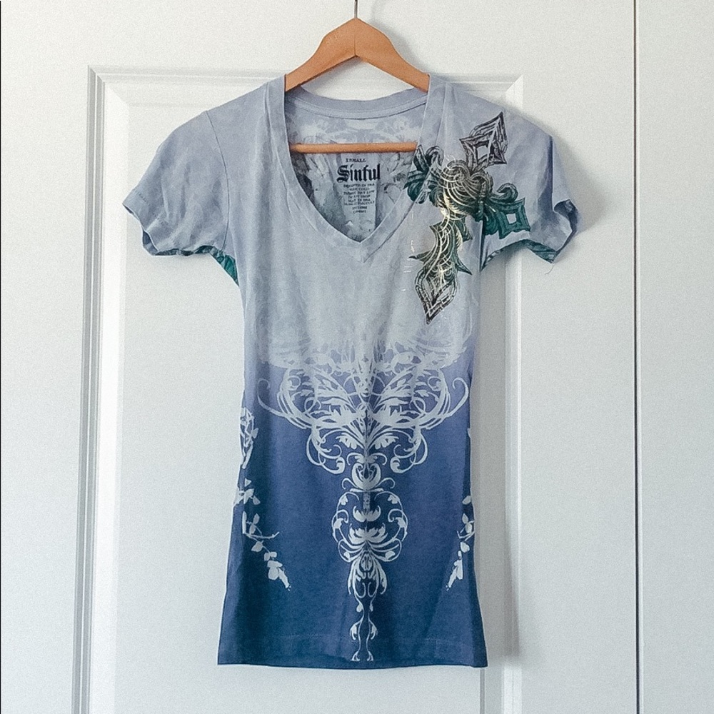 Sinful V-Neck T-Shirt